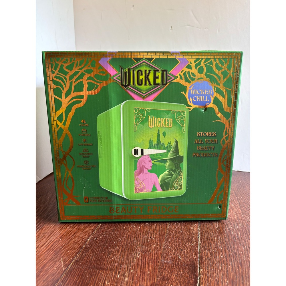 Wicked Movie Beauty Fridge Orbit Innovations Green 4L Mini Skincare Refrigerator